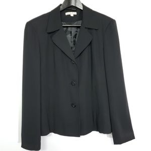 Eshaghian ECEG Black Button Up Blazer, size 10